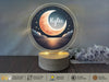 Custom Name Moon Night Light Gift for Baby Girls Room Decor - Custom Your Baby Name on Night Lights