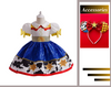 Toy Story Jessie Inspired Costume Girls Dress