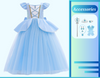 Girls Cinderella Inspired Princess Dress