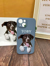 Personalized Pet photo iPhone Case Phone Cover Gift for Pet Lover