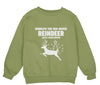 Custom Jumper Christmas Sweatshirt Gift for Toddler Boys with Reindeer Loves