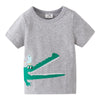 SMILING CROCODILE PRINTED COTTON T-SHIRT - SkipStars