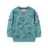 Wheel Loader Print Sweat Shirt (Teal)