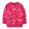 SkipStars Rainbow collection girls sweatshirt ,Pink