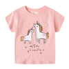 SISTER'S LOVE UNICORN PRINTED GRAPHIC T-SHIRT - SkipStars