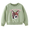 Sudadera Love Nature Bambi, verde