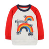 Full Sleeve Rainbow Printed Boys Sweatshirt