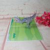 Personalized Dinosaur 3D Pop Up card for Kids Greeting Card - Handmade for Birthdays, Congratulations, & Thank You!