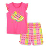 Pink Toddler Girls Watermelon Fun 2 Piece Set Baby Girl T-Shirt And Short Outfits