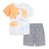 Short Sleeve Fun Crab T-shirt with Shorts Boys Set